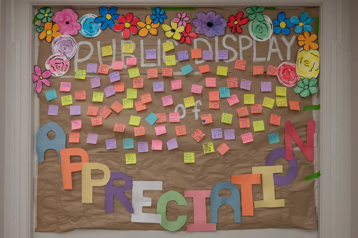 Public Display of Appreciation